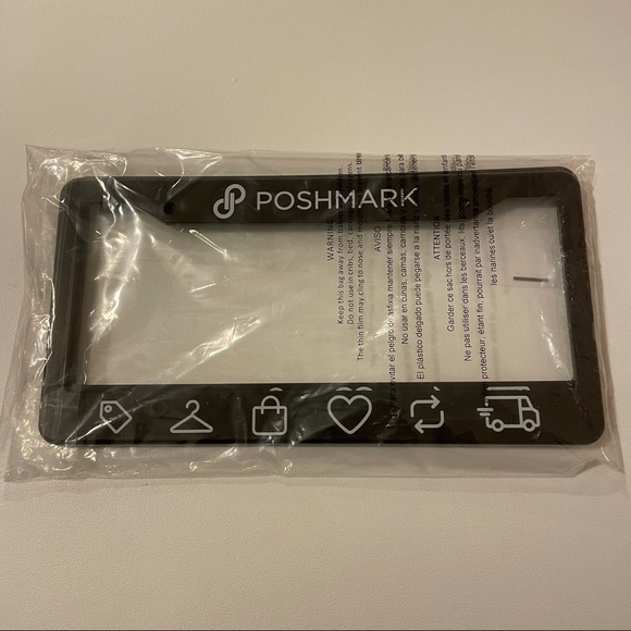 Poshmark 2 Plastic (License Plate Frame) - Picture 3 of 3